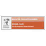 Bronze Award logo for employers supporting the Armed Forces community