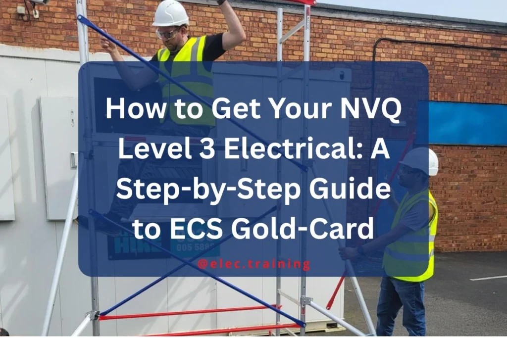 Learners doing practice for NVQ Level 3 training