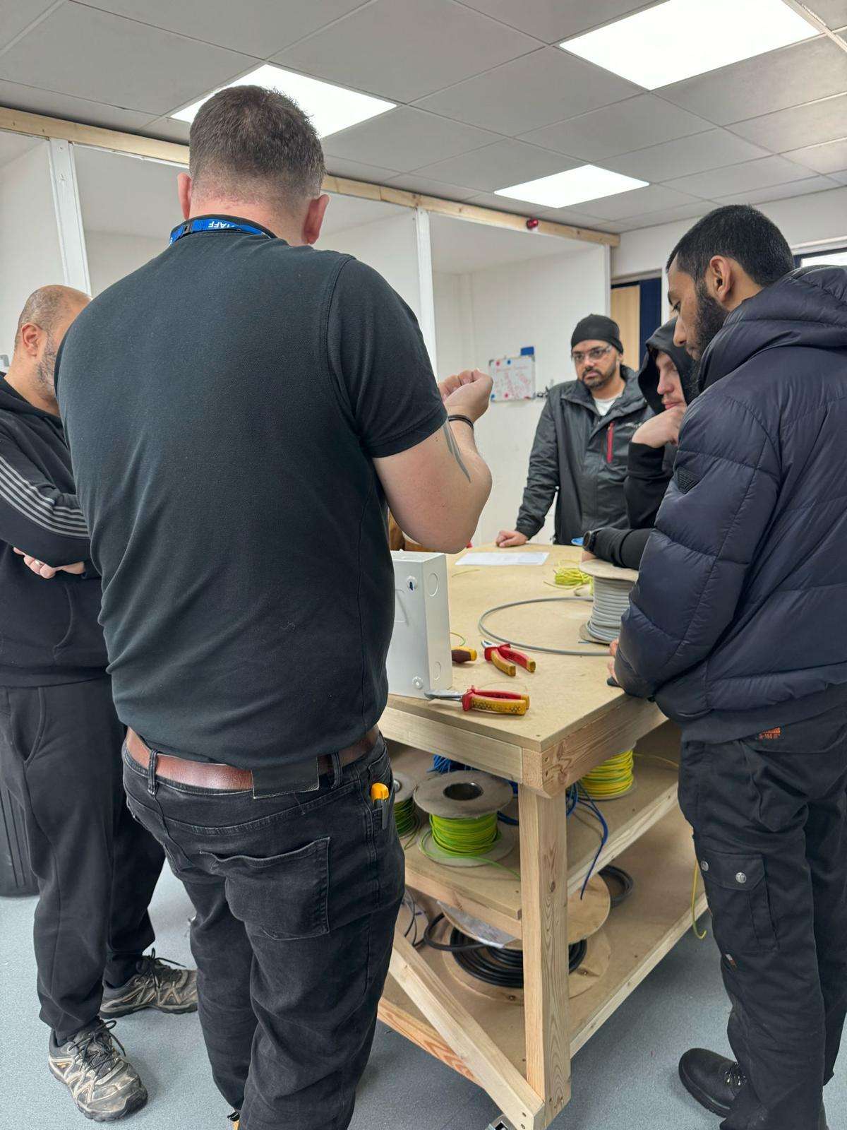 practical wiring workshop electrician course birmingham