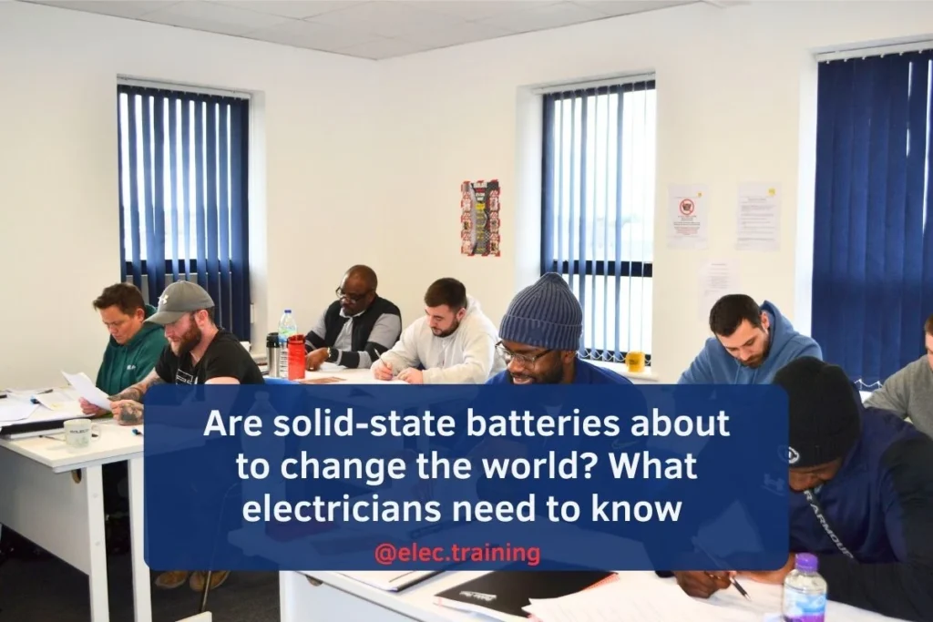 Learners taking theoretical lecture