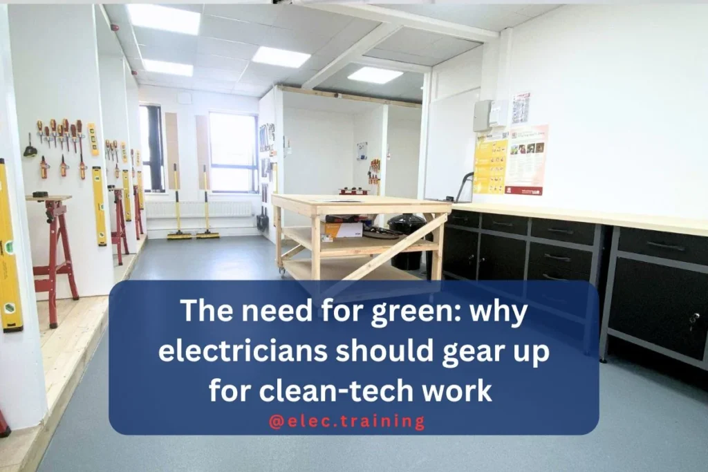 Practical classroom for electrical training