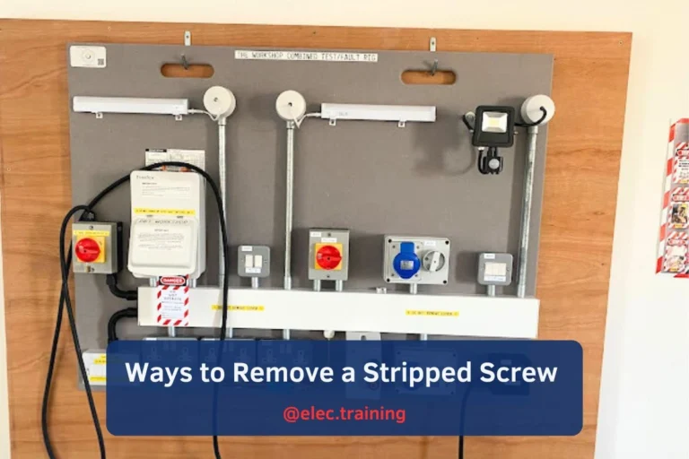 Electrical switch board for hand-on practice