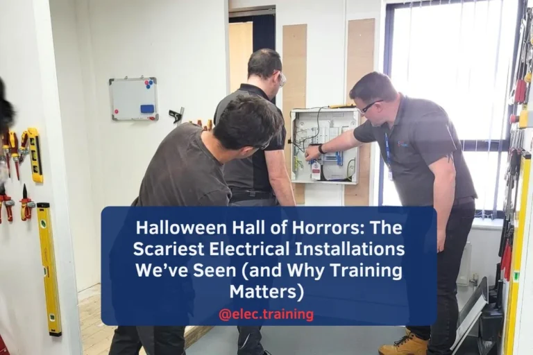 Instructor explaining how to add a power socket to an existing circuit.