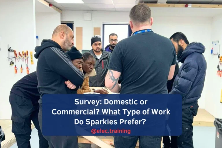 Learners taking theoretical lecture from the instructor