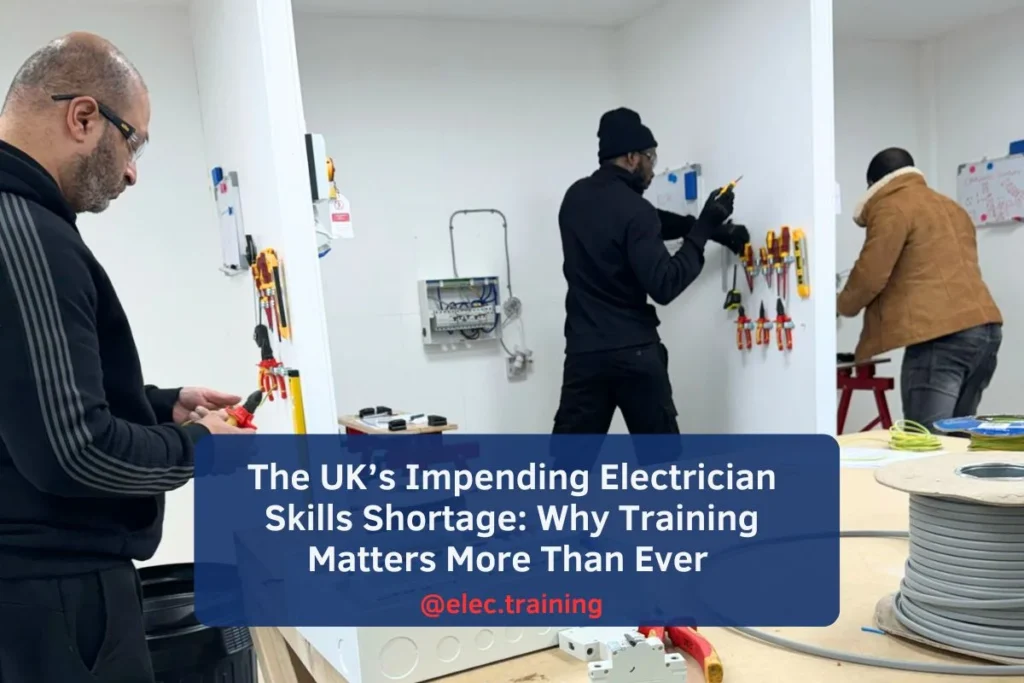 learner Installing and maintaining electrical systems in real environments during NVQ training