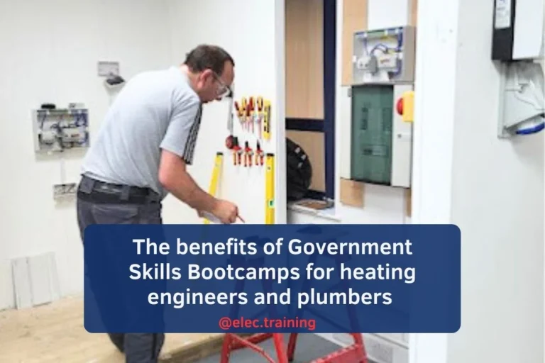 learner focused on electrician training