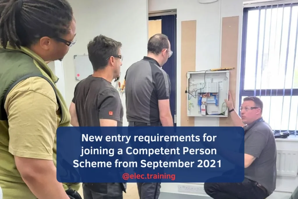 Electrical trainer explaining wiring safety