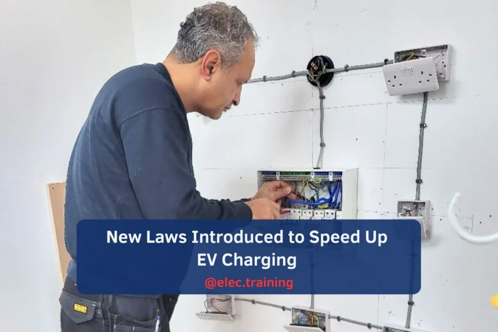 Learner fixing trunking and conduit for wiring exercises