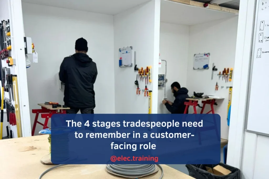 learners tightening connections in consumer unit during Level 2 2365 02