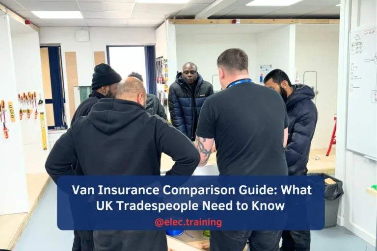 Trainer explaining BS 7671 updates during 18th Edition session