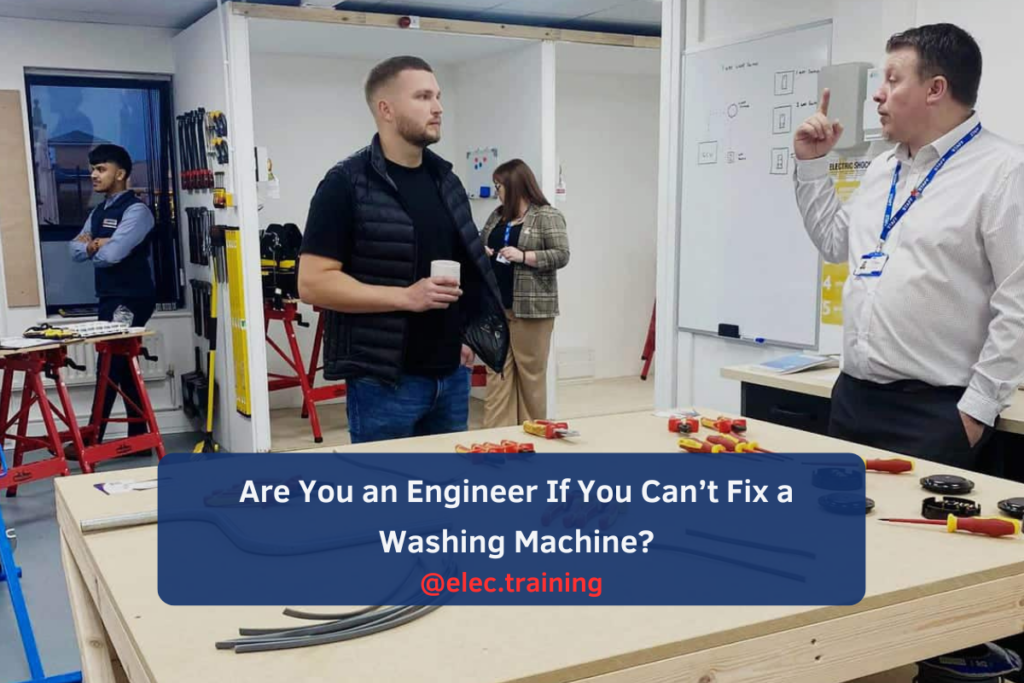 Learner and student discuss about growth in electrical industry