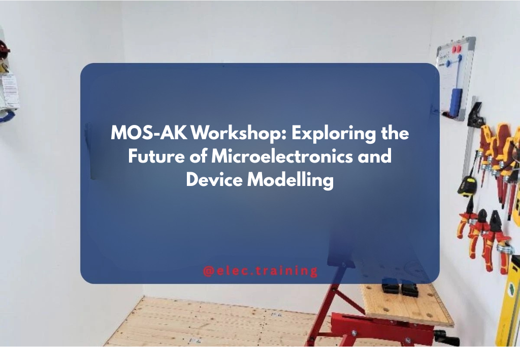 Electrical training workspace with wall-mounted tools and an empty practice area