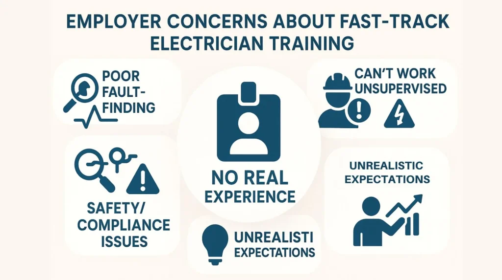 employer concerns about fast-track electrician training